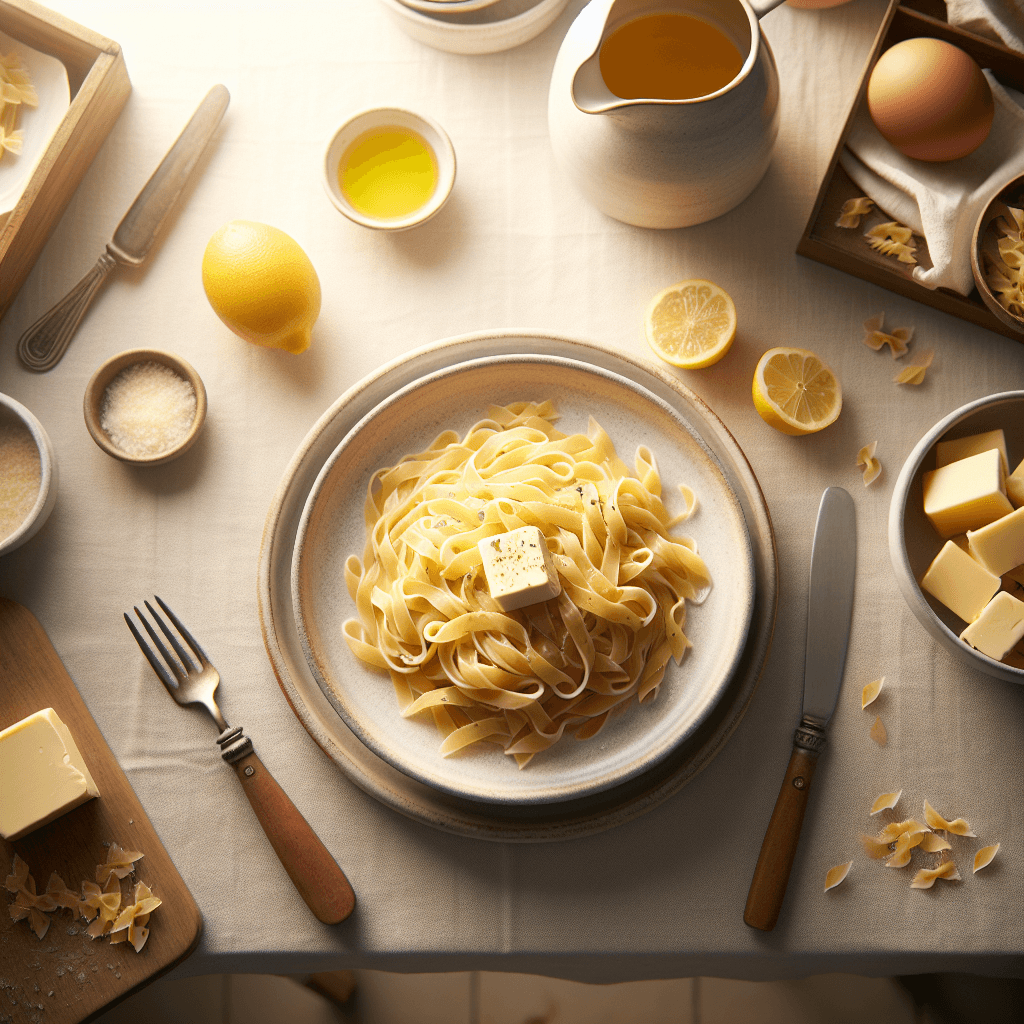 Pasta with Butter (Small Bowl) recipe photo