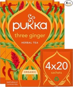 Pukka Three Ginger Tea - Nausea-Friendly Options