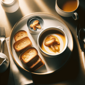 Tinned Soup with Toast recipe photo