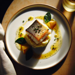 White Fish with Mashed Potato recipe photo